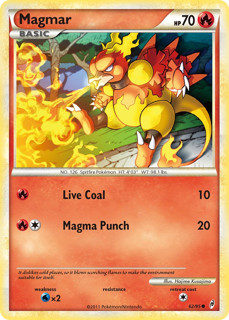 Magmar - 62/95 - Call of Legends - Card Cavern