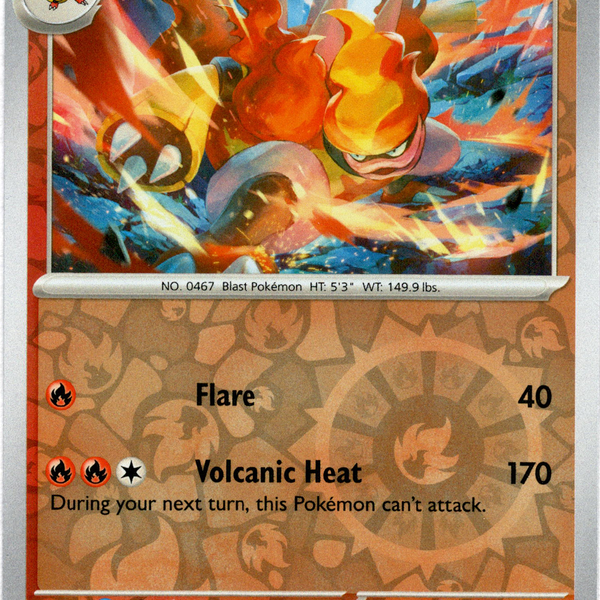Magmortar - 010/091 - Paldean Fates - Reverse Holo Card Cavern Trading Cards, LLC Magmortar - 010/091 - Paldean Fates - Reverse Holo Card Cavern Trading Cards, LLC
