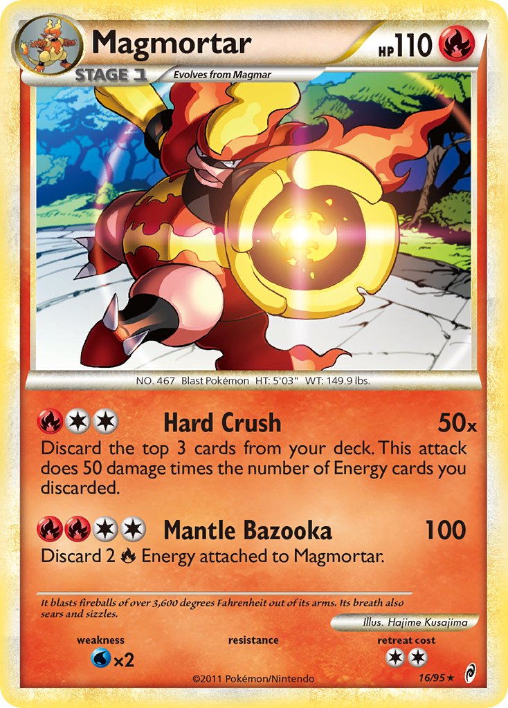 Magmortar - 16/95 - Call of Legends - Holo - Card Cavern