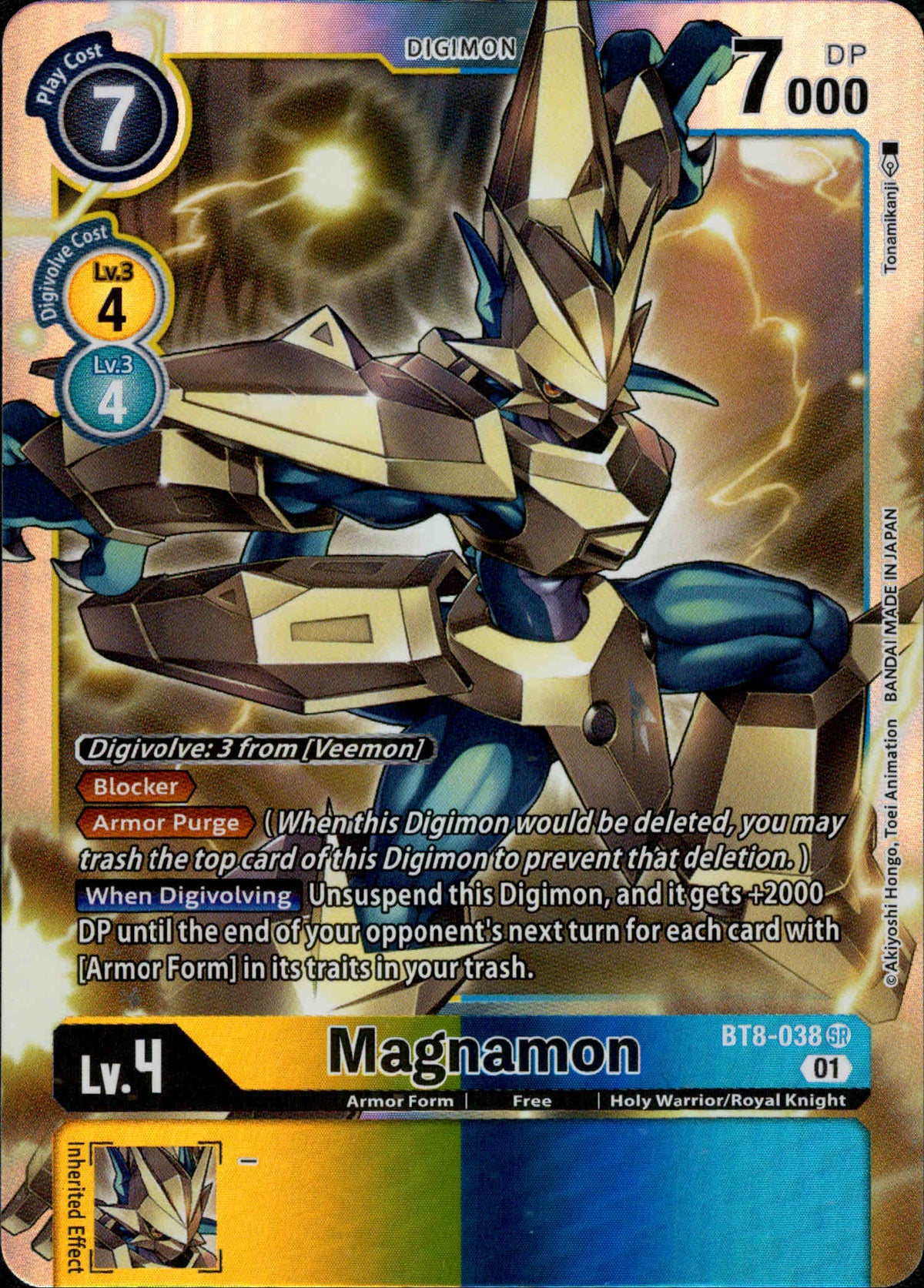 Magnamon - BT8-038 SR - New Awakening - Foil - Card Cavern