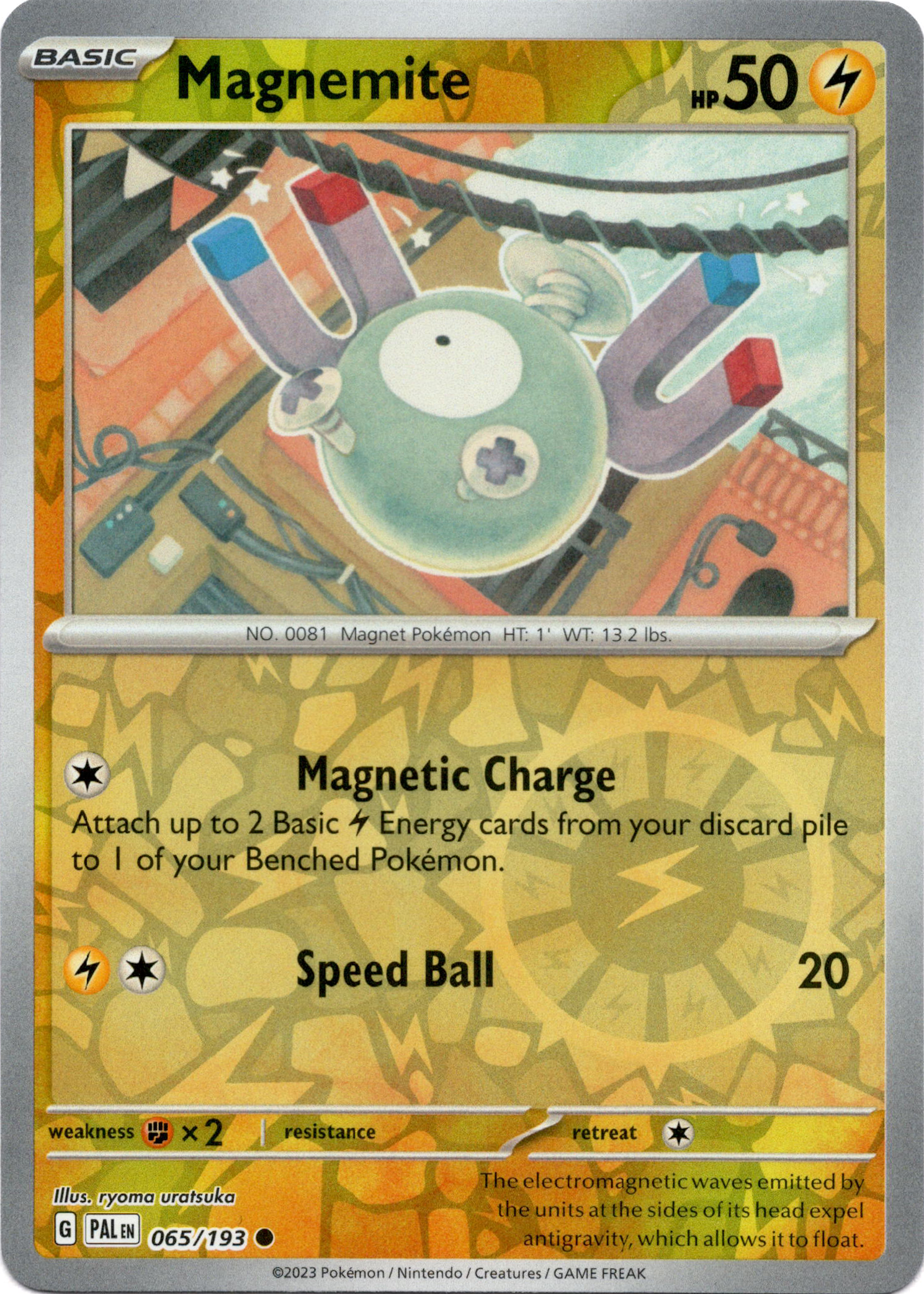 Magnemite - 065/193 - Paldea Evolved - Reverse Holo - Card Cavern