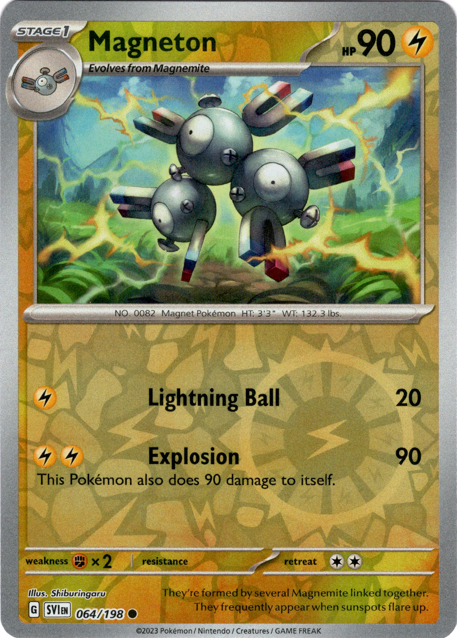 Magneton - 064/198 - Scarlet & Violet - Reverse Holo - Card Cavern
