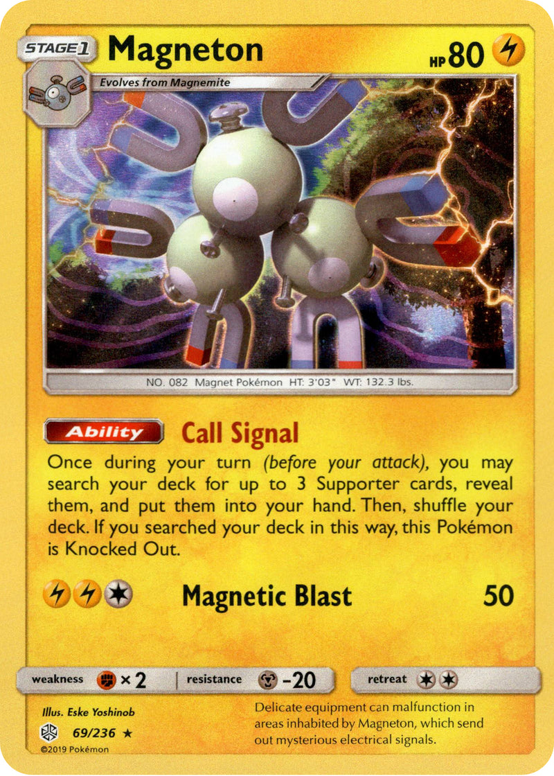 Magneton - 69/236 - Cosmic Eclipse - Holo - Card Cavern