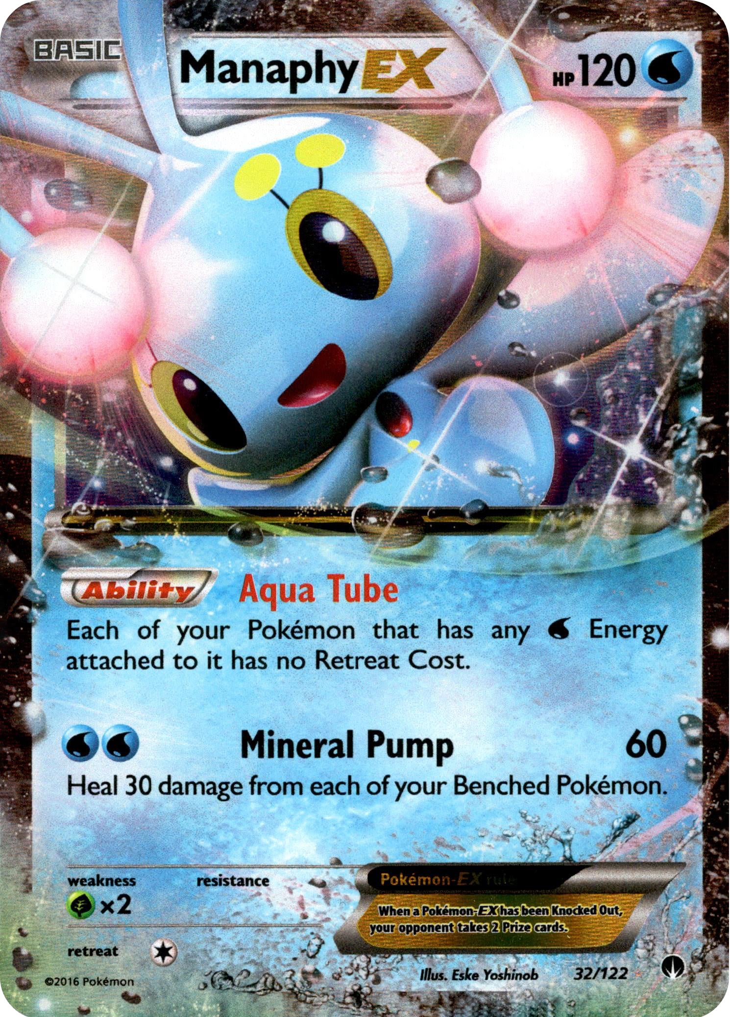 Manaphy EX - 32/122 - BREAKpoint - Holo - Card Cavern