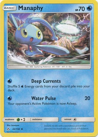 Manaphy - 42/156 - Ultra Prism - Card Cavern