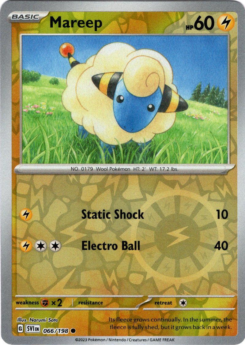 Mareep - 066/198 - Scarlet & Violet