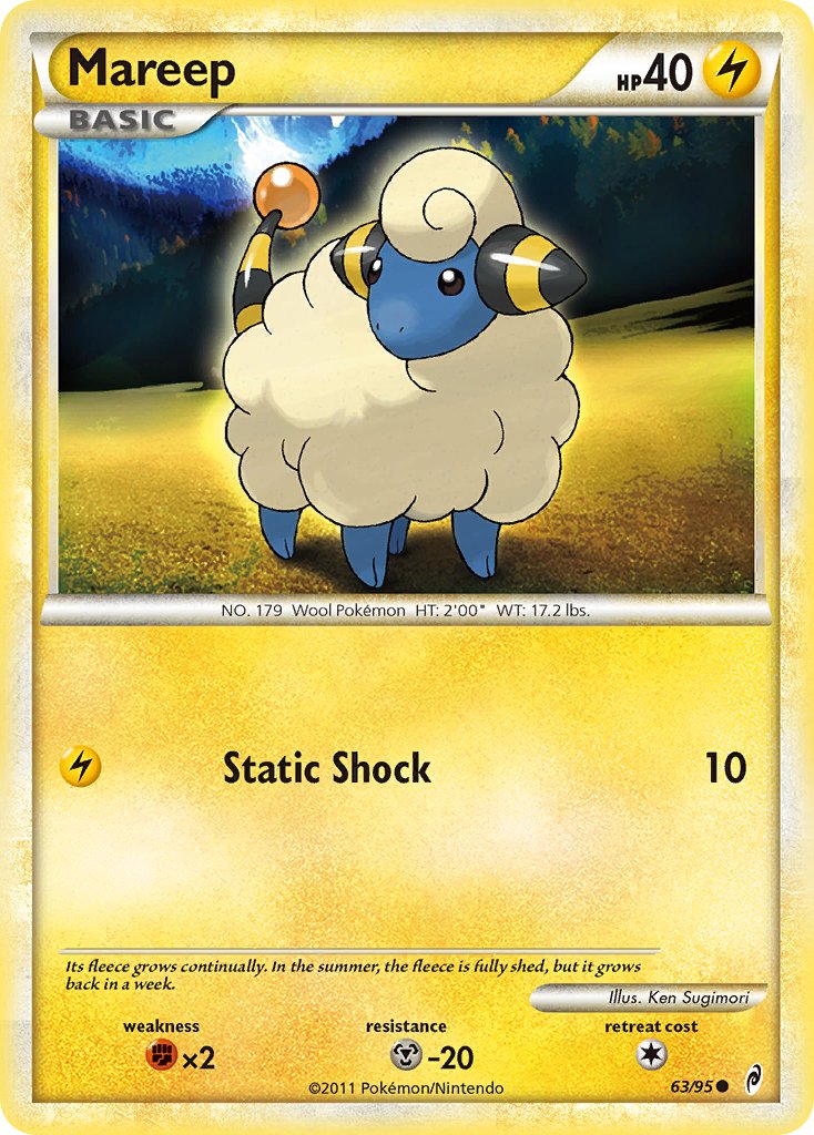 Mareep - 63/95 - Call of Legends - Card Cavern