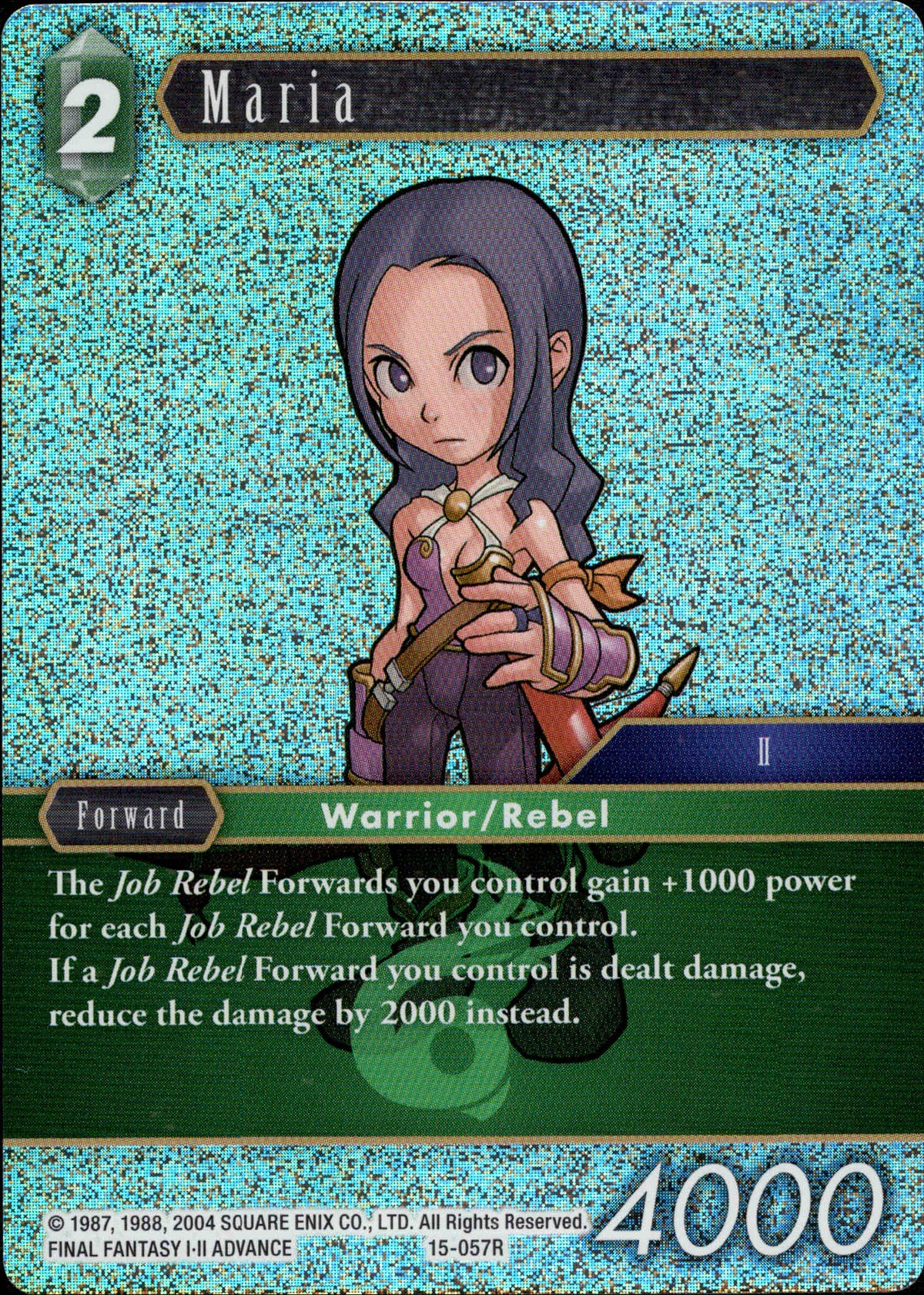 Maria - 15-057R - Crystal Dominion - Foil - Card Cavern
