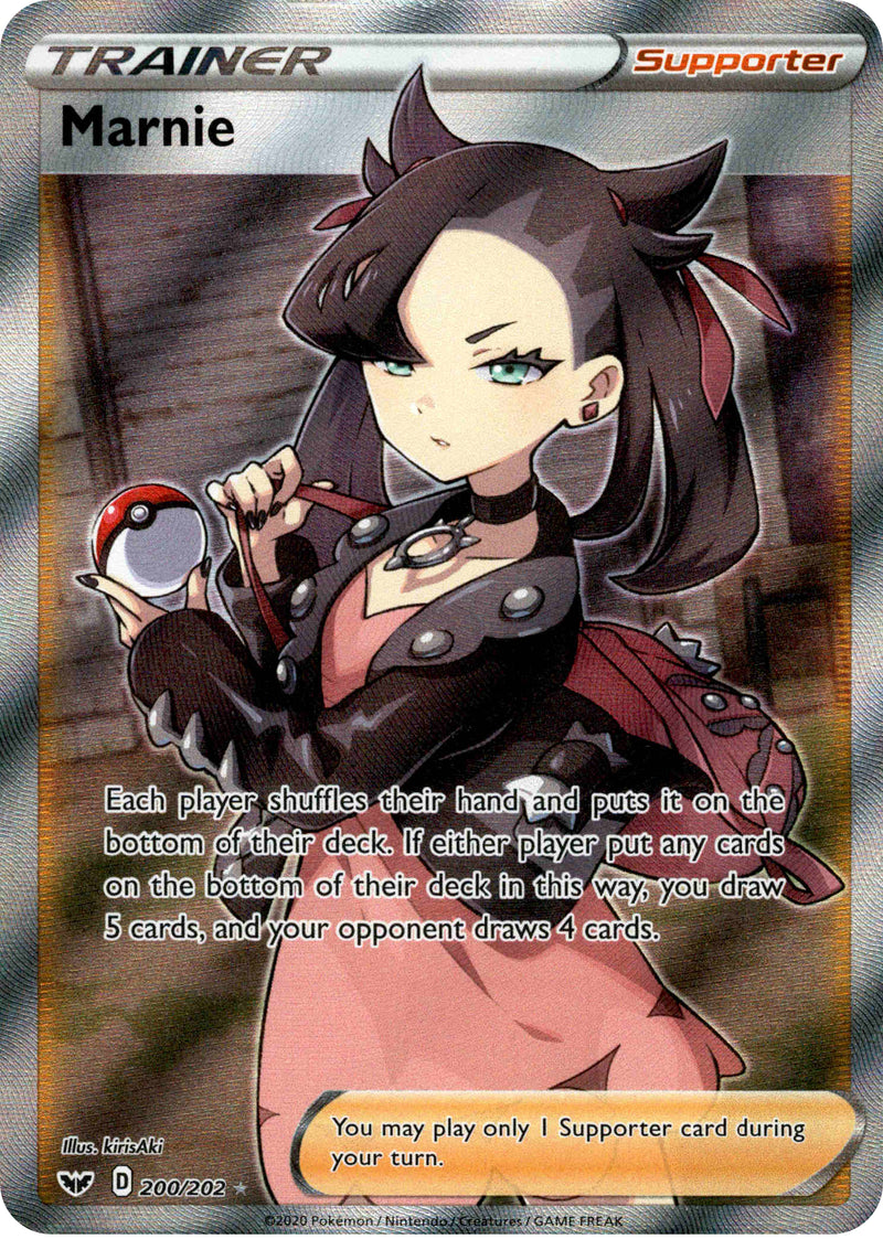 Marnie Full Art - 200/202 - Sword & Shield