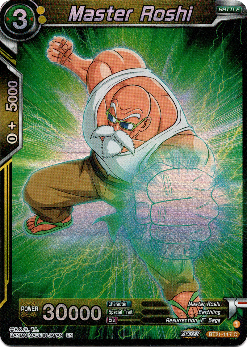 Master Roshi - BT21-117 - Wild Resurgence - Foil – Card Cavern Trading ...