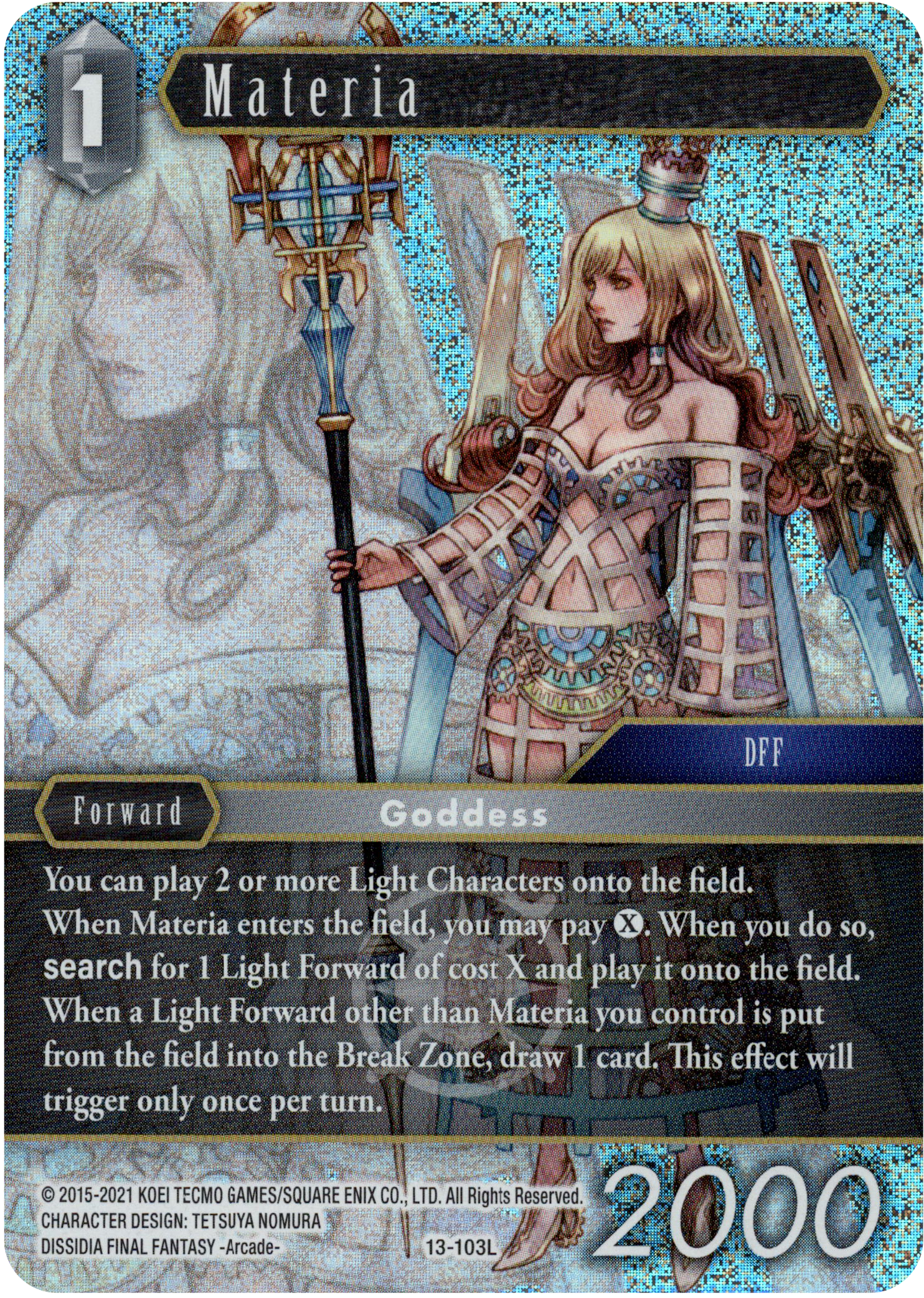 Materia - 13-103L - Opus XIII - Foil - Card Cavern