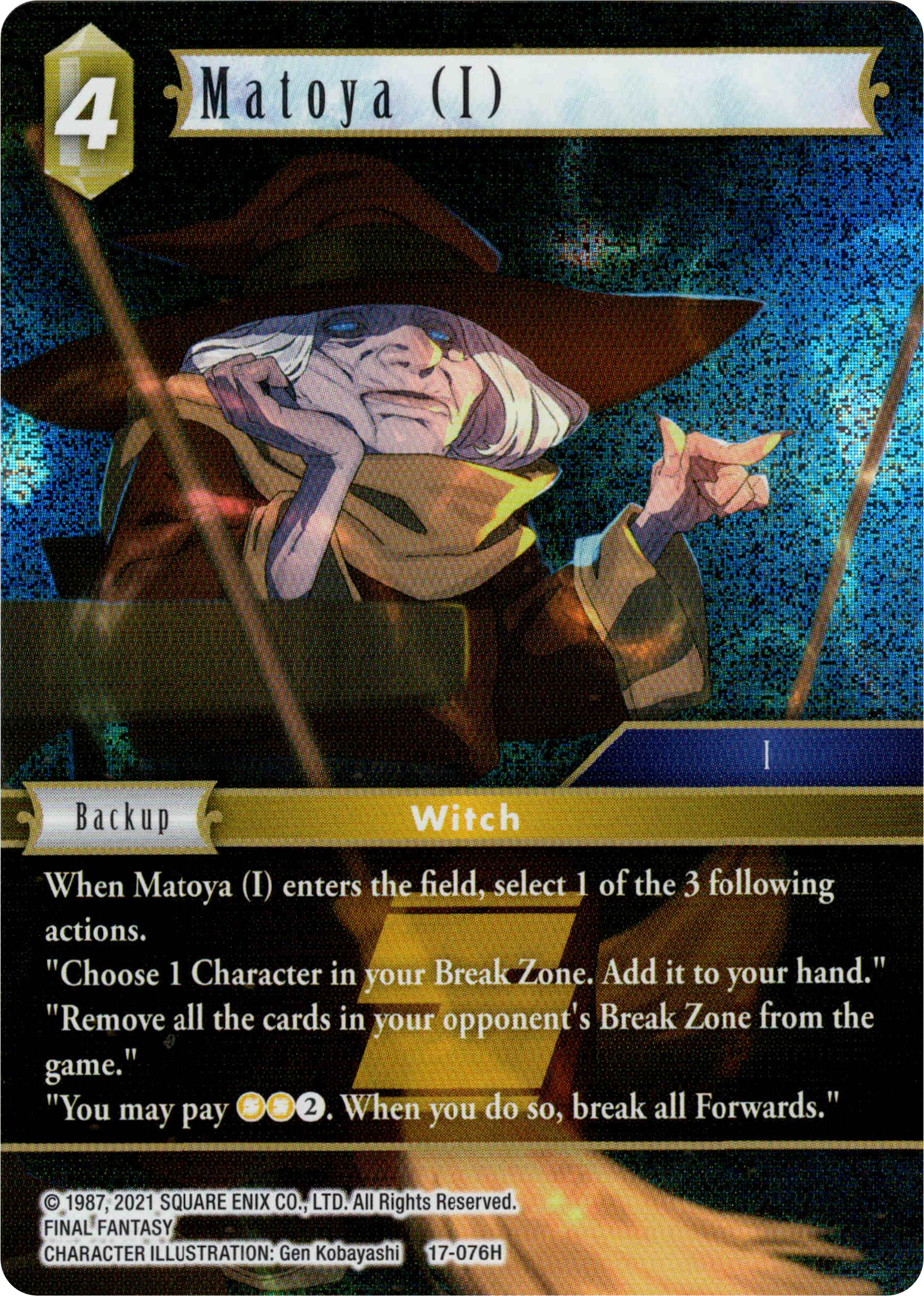 Matoya (I) - 17-076H - Rebellion's Call - Foil - Card Cavern