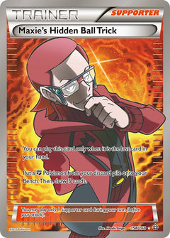 Maxie's Hidden Ball Trick Full Art - 158/160 - Primal Clash - Holo - Card Cavern