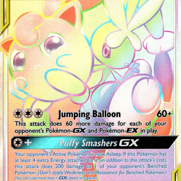 jigglypuff pokemon card ex Mega Lopunny & Jigglypuff GX Hyper Rare - 261/236 - Cosmic Eclipse