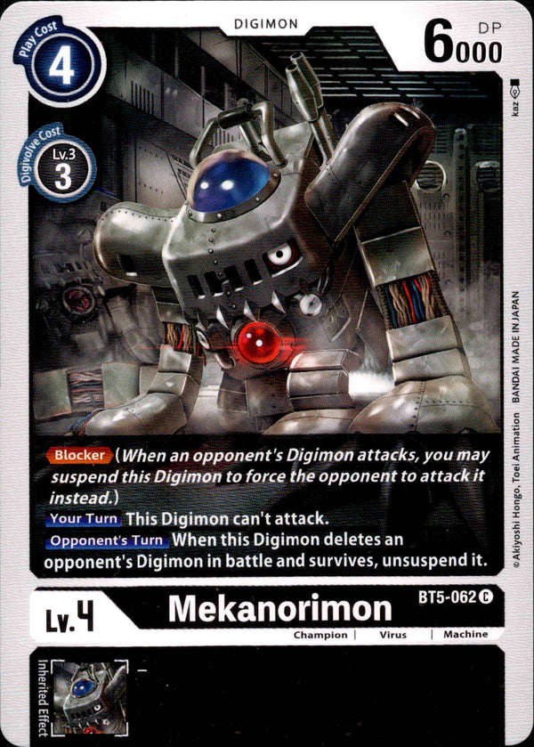 Mekanorimon - BT5-062 - Battle Of Omni - Card Cavern