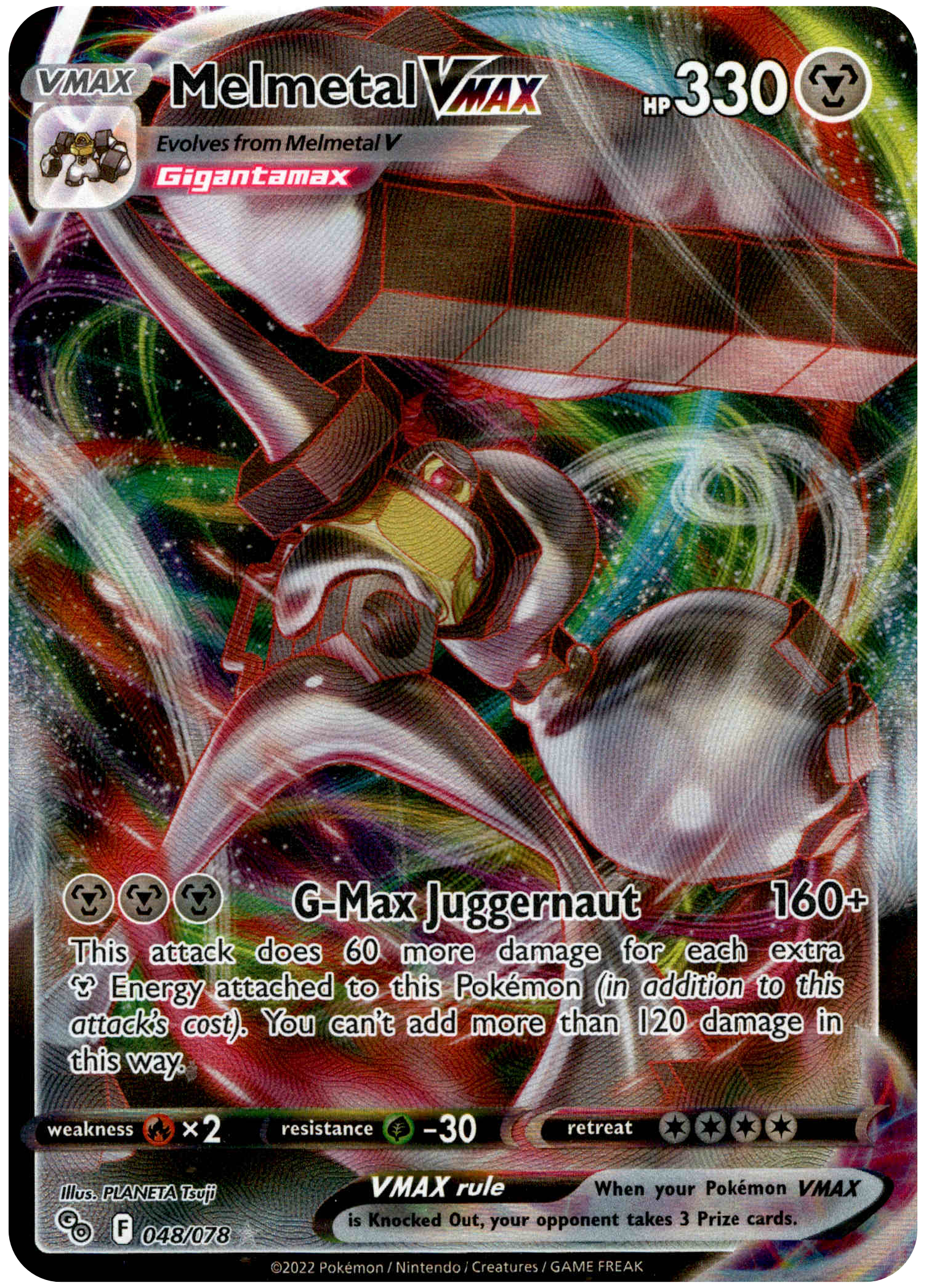 Melmetal VMAX - 048/078 - Pokemon Go - Card Cavern