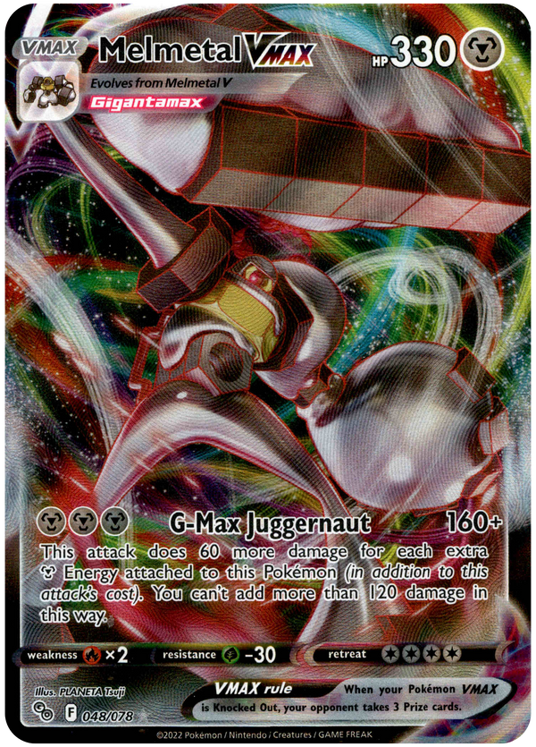 Melmetal VMAX - 048/078 - Pokemon Go – Card Cavern Trading Cards, LLC