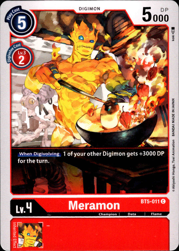 Meramon - BT5-011 - Battle Of Omni - Card Cavern