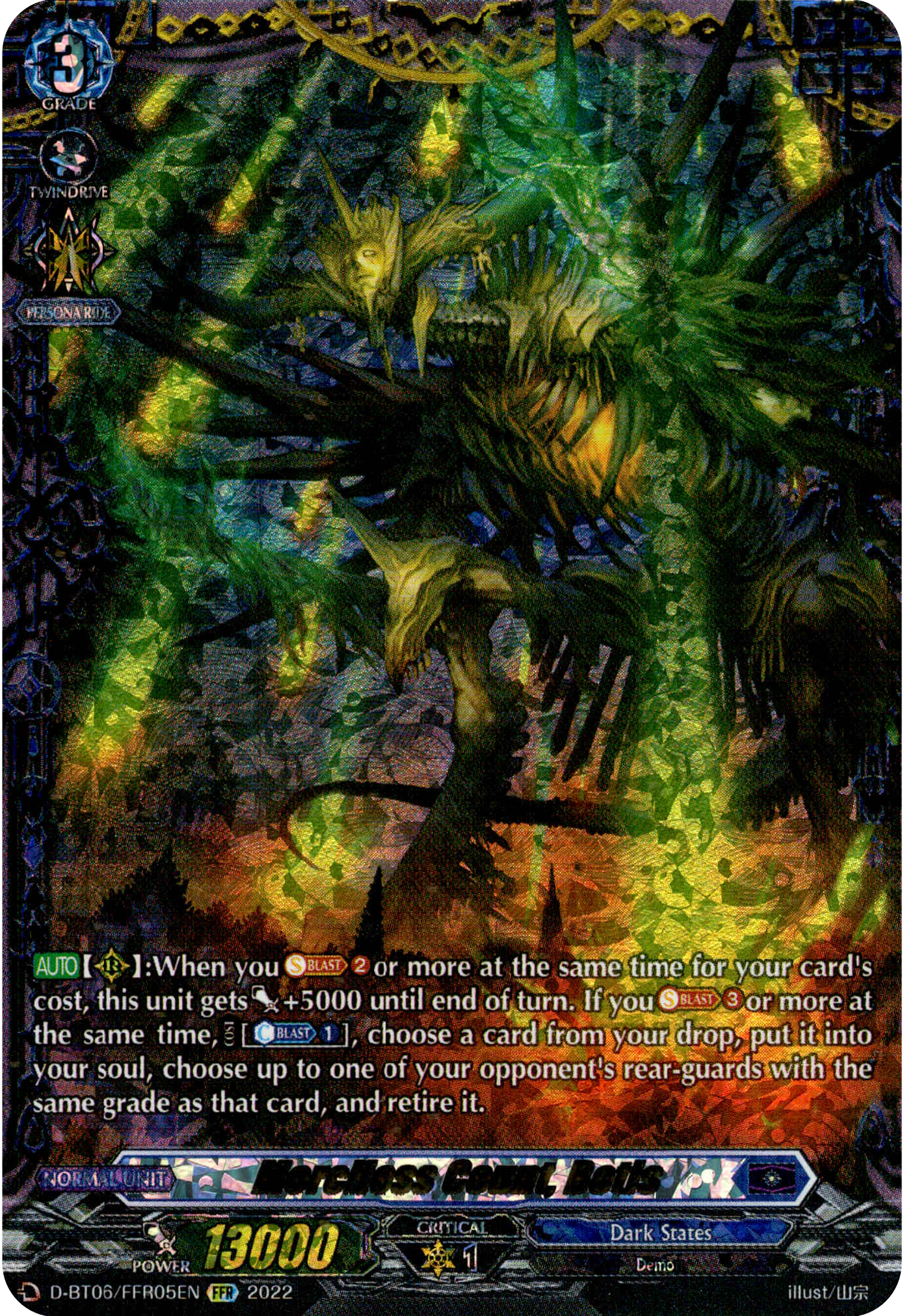 Merciless Count, Botis - D-BT06/FFR05EN - Blazing Dragon Reborn - Card Cavern