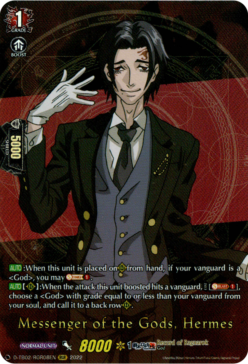 Messenger of the Gods, Hermes - D-TB02/RGR08EN - Record of Ragnarok - Card Cavern