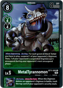 MetalTyrannomon - BT11-055 U - Dimensional Phase - Foil - Card Cavern