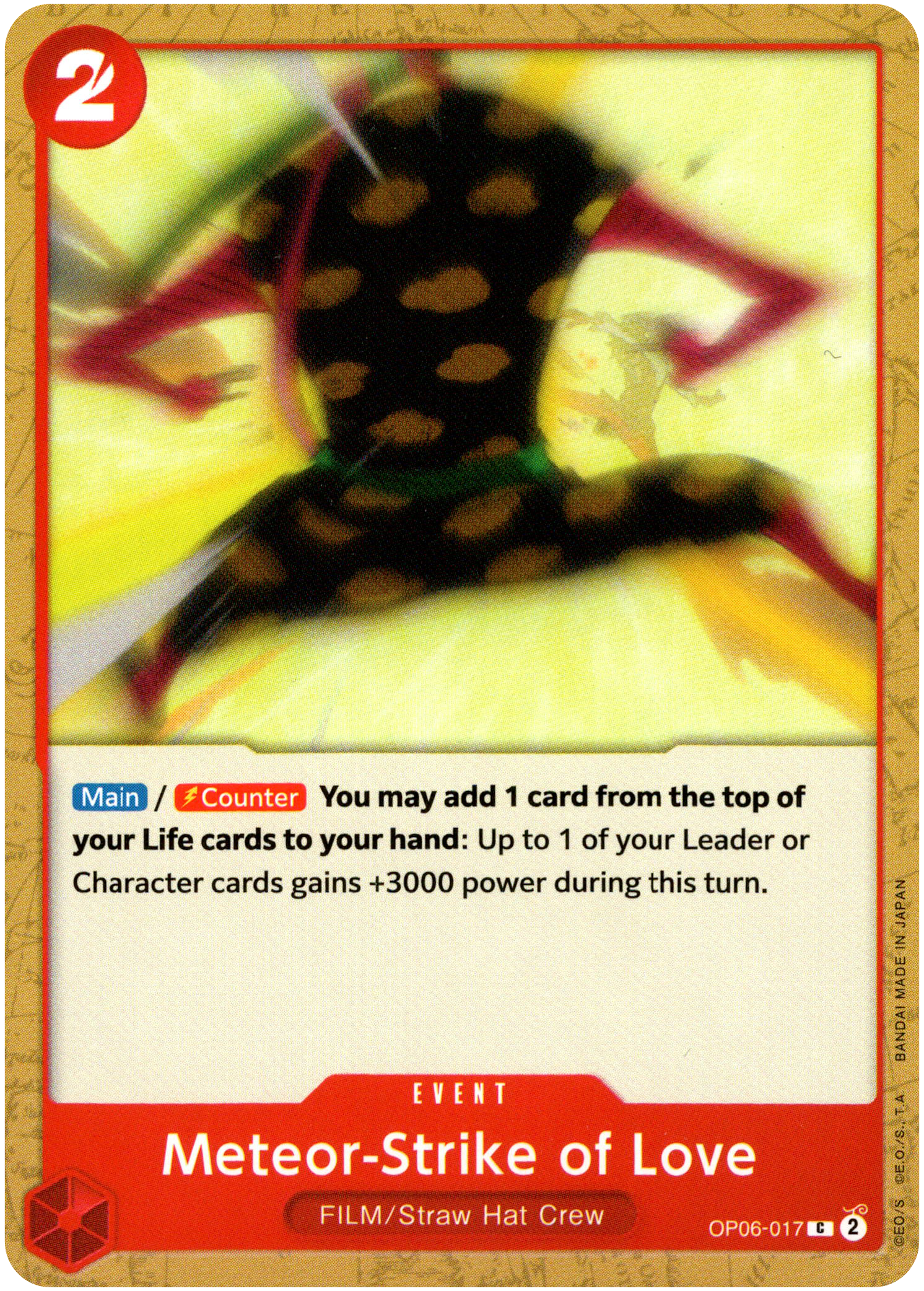 Meteor-Strike of Love - OP06-017C - Wings of the Captain - Card Cavern