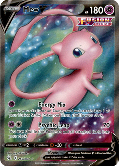 Mew V Full Art - 250/264 - Fusion Strike - Holo - Card Cavern