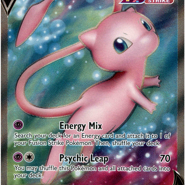 pokemon card mew v Mew V Full Art - 250/264 - Fusion Strike