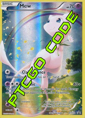 Mythical Collection - Mew - Packs and Promo - PTCGO Code - Card Cavern