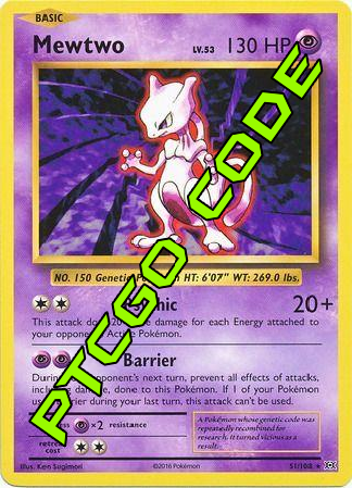 Mewtwo Mayhem Theme Deck - XY Evolutions - PTCGO Code - Card Cavern