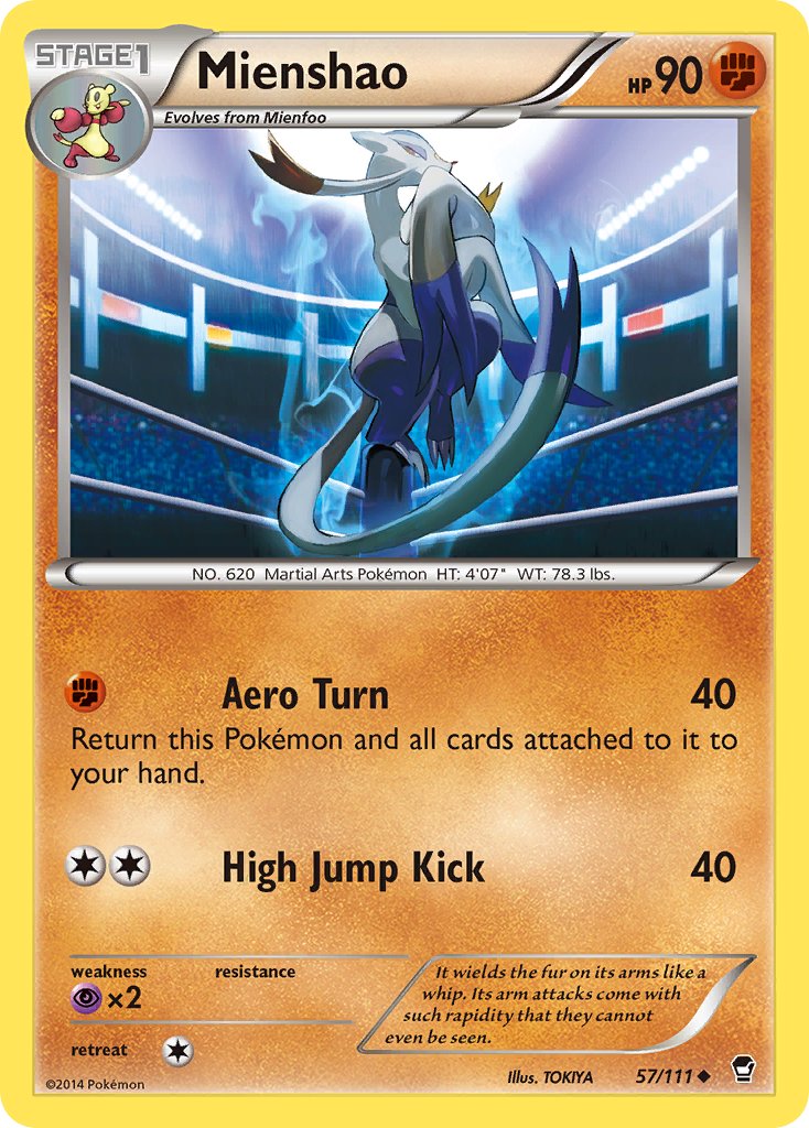 Mienshao - 57/111 - Furious Fists - Card Cavern