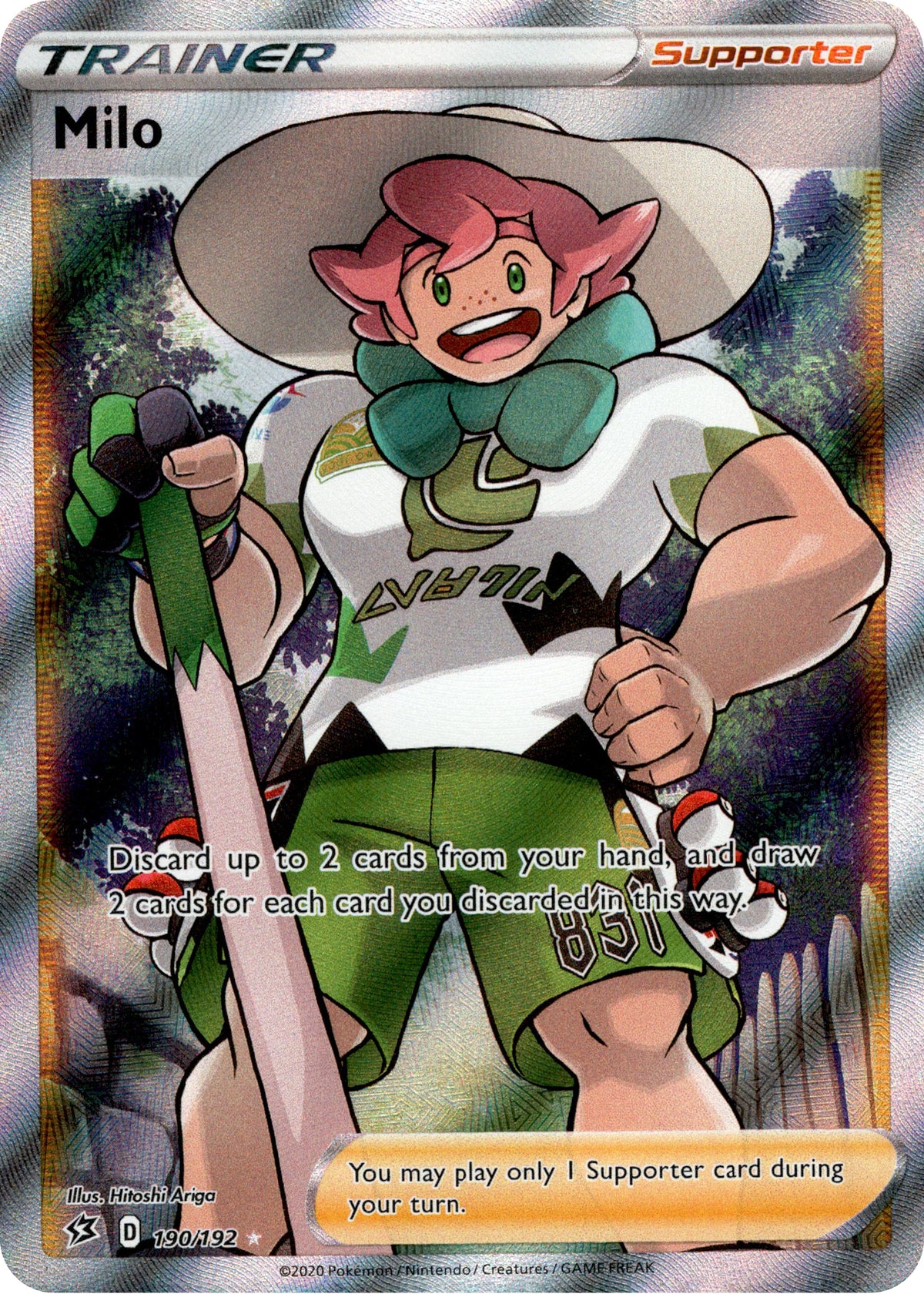 Milo Full Art - 190/192 - Rebel Clash - Holo - Card Cavern