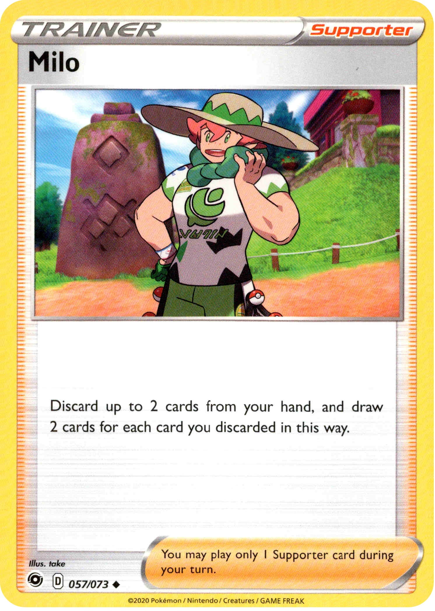 Milo - 57/73 - Champion's Path - Card Cavern