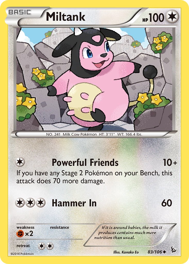 Miltank - 83/106 - Flashfire - Card Cavern