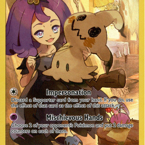 mimikyu rare card Mimikyu (Secret) - 245/236