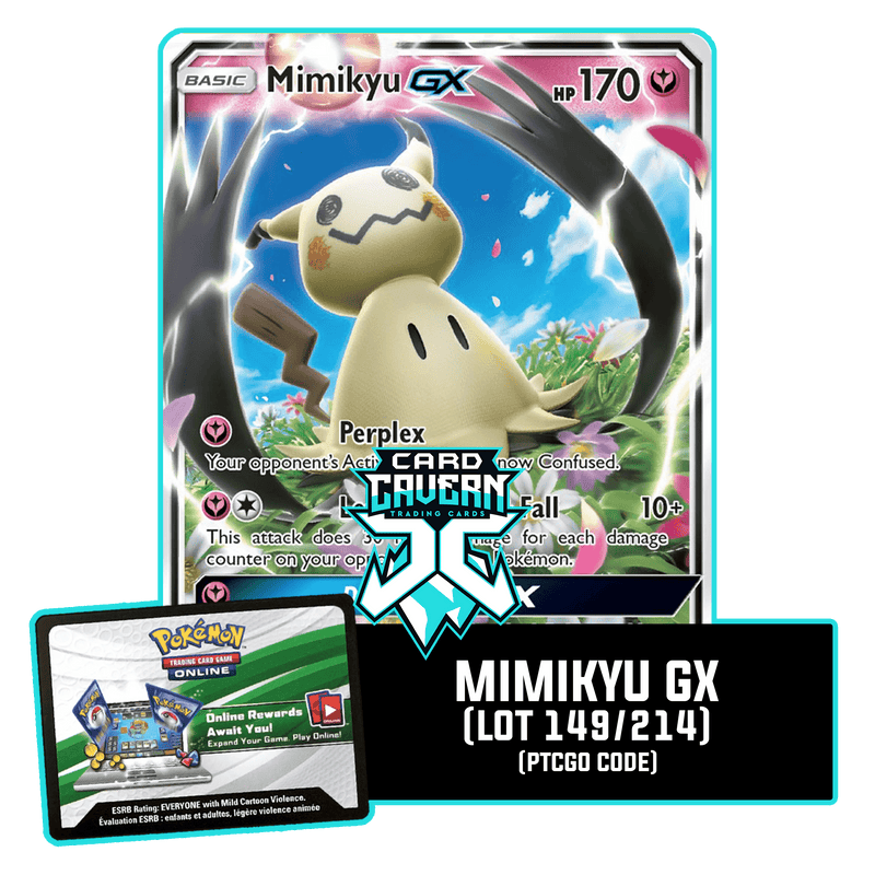 Mimikyu GX 149/214 PTCGO Code - Card Cavern