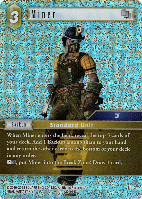 Miner - 20-074C - Dawn of Heroes - Foil - Card Cavern