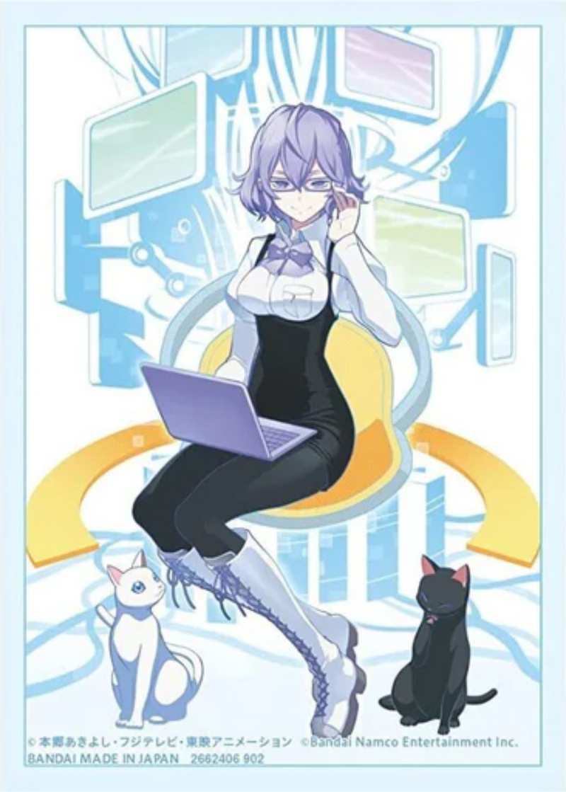 Digimon Card Game Official Card Sleeves: Mirei Mikagura 60 ct. - Banda Card Cavern Trading Cards, LLC Digimon Card Game Official Card Sleeves: Mirei Mikagura 60 ct. - Banda Card Cavern Trading Cards, LLC