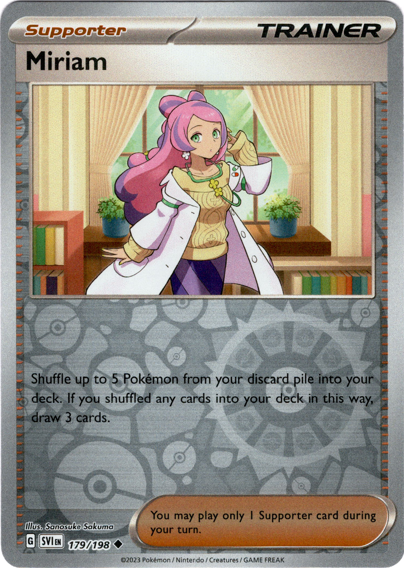 miriam card pokemon Miriam - 179/198 - Scarlet & Violet