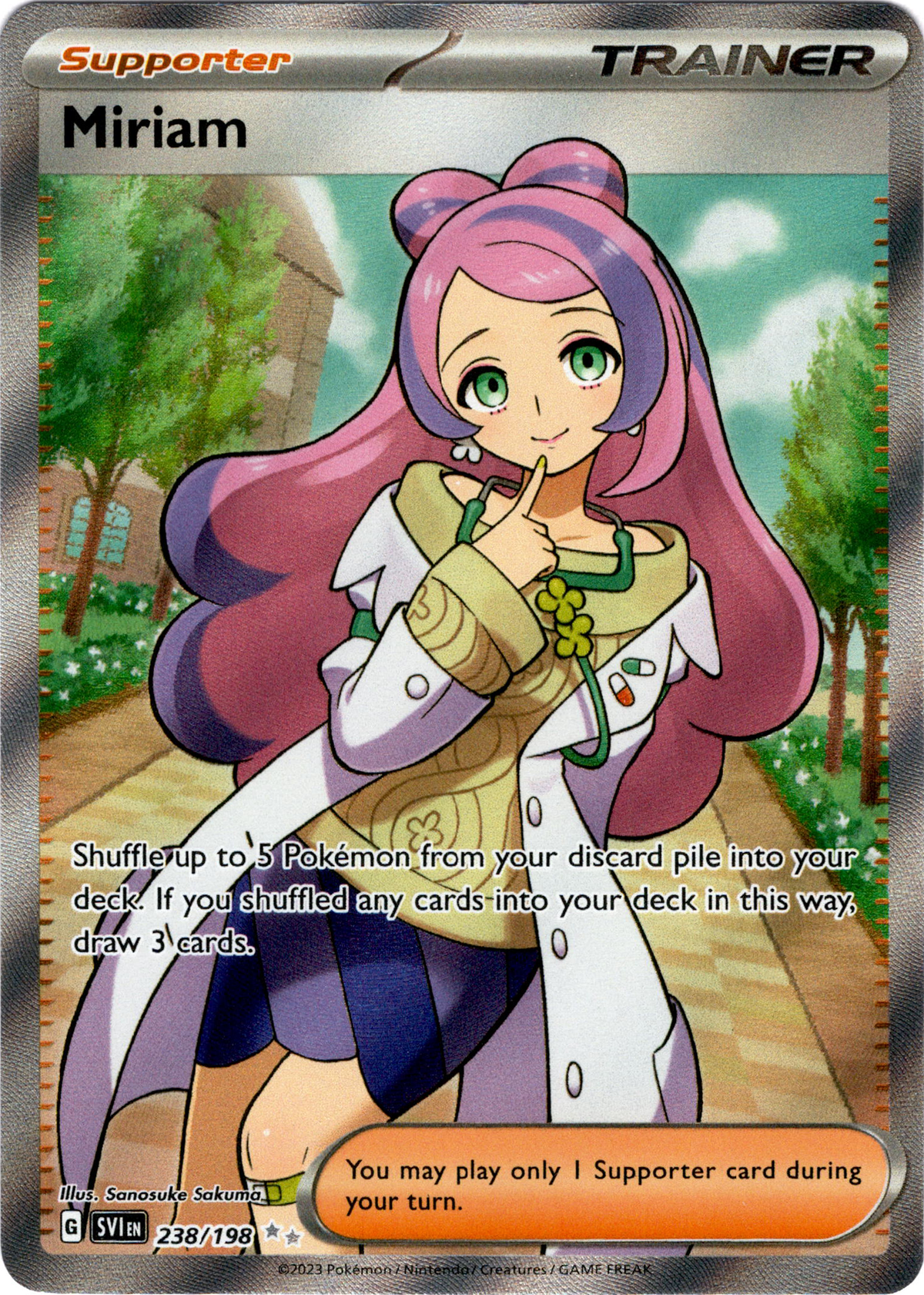 Miriam - 238/198 - Scarlet & Violet - Holo - Card Cavern