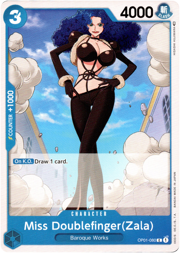 Miss Doublefinger (Zala) - OP01-080 C - Romance Dawn - Card Cavern