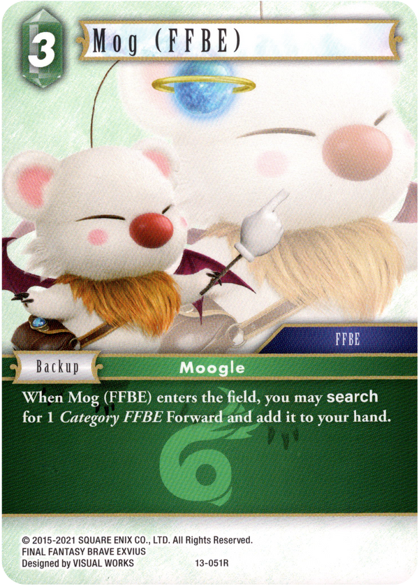 Mog (FFBE) - 13-051R - Opus XIII - Card Cavern