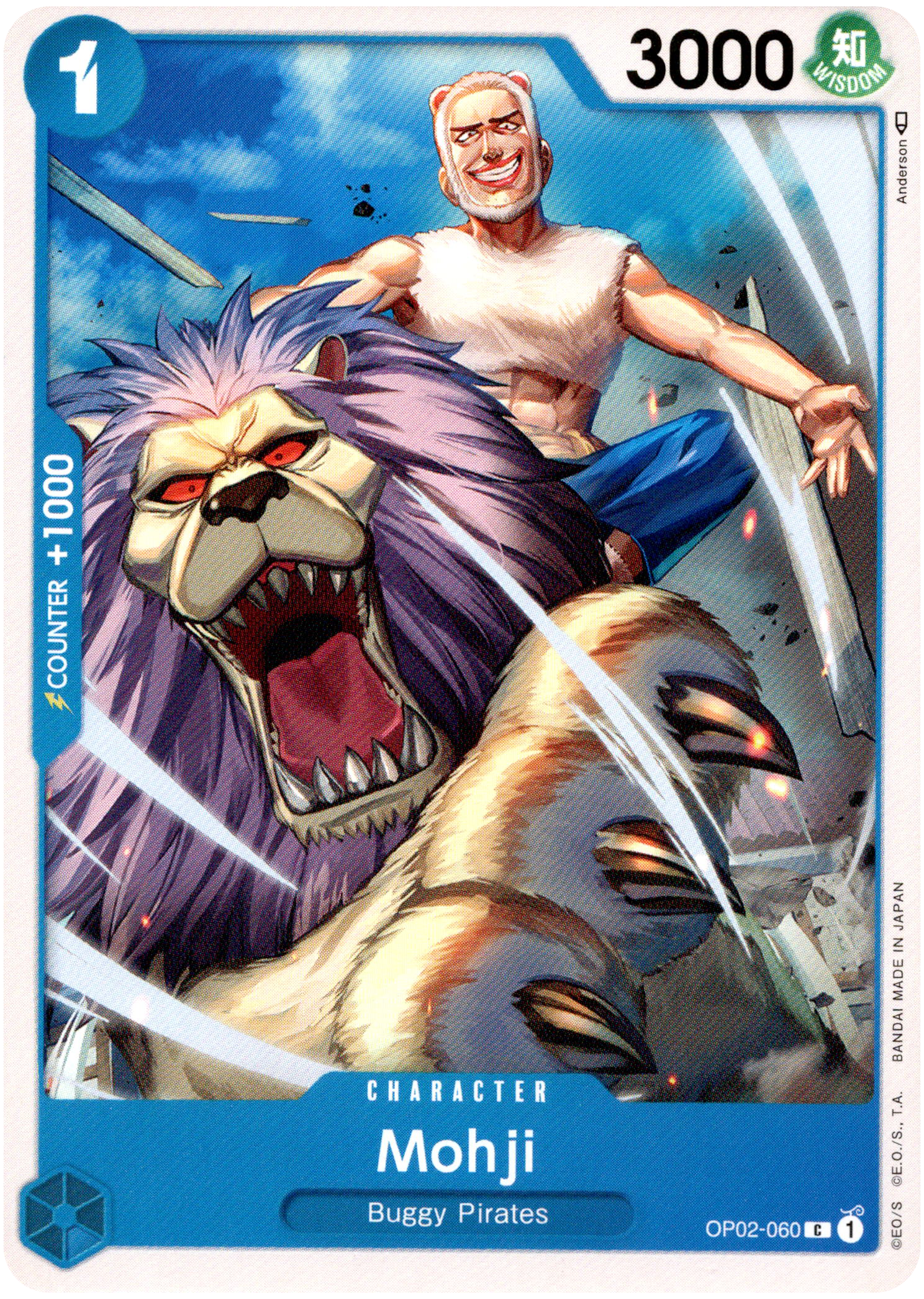 Mohji - OP02-060 - Paramount War - Card Cavern