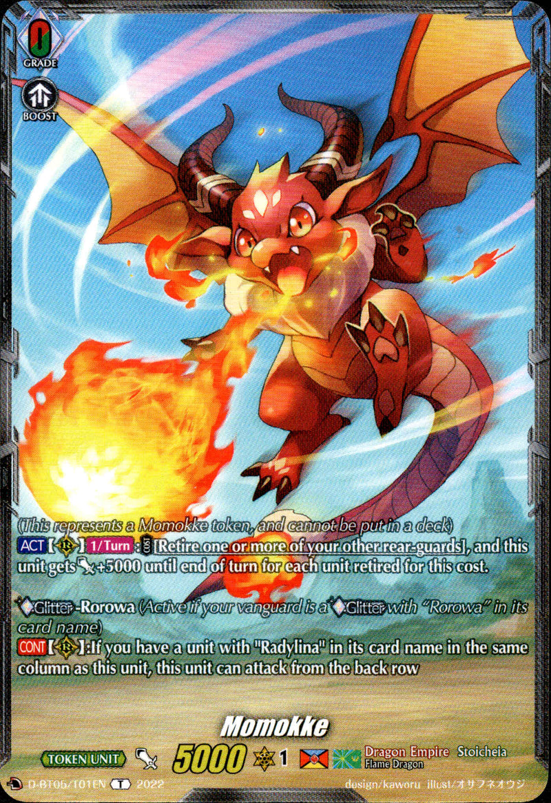 Momokke Token - D-BT05/T01 - Triumphant Return of the Brave Heroes - Card Cavern