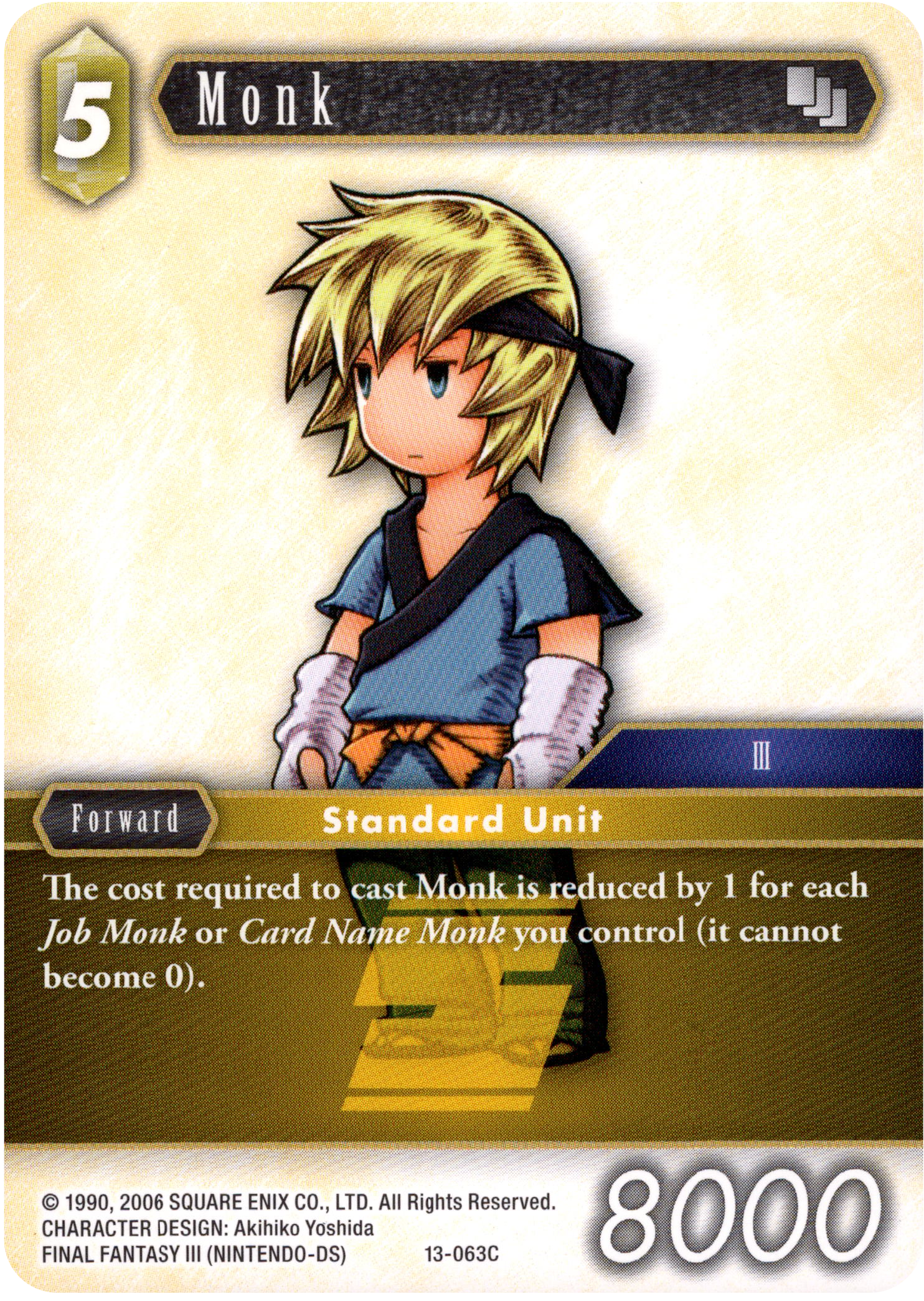 Monk - 13-063C - Opus XIII - Card Cavern