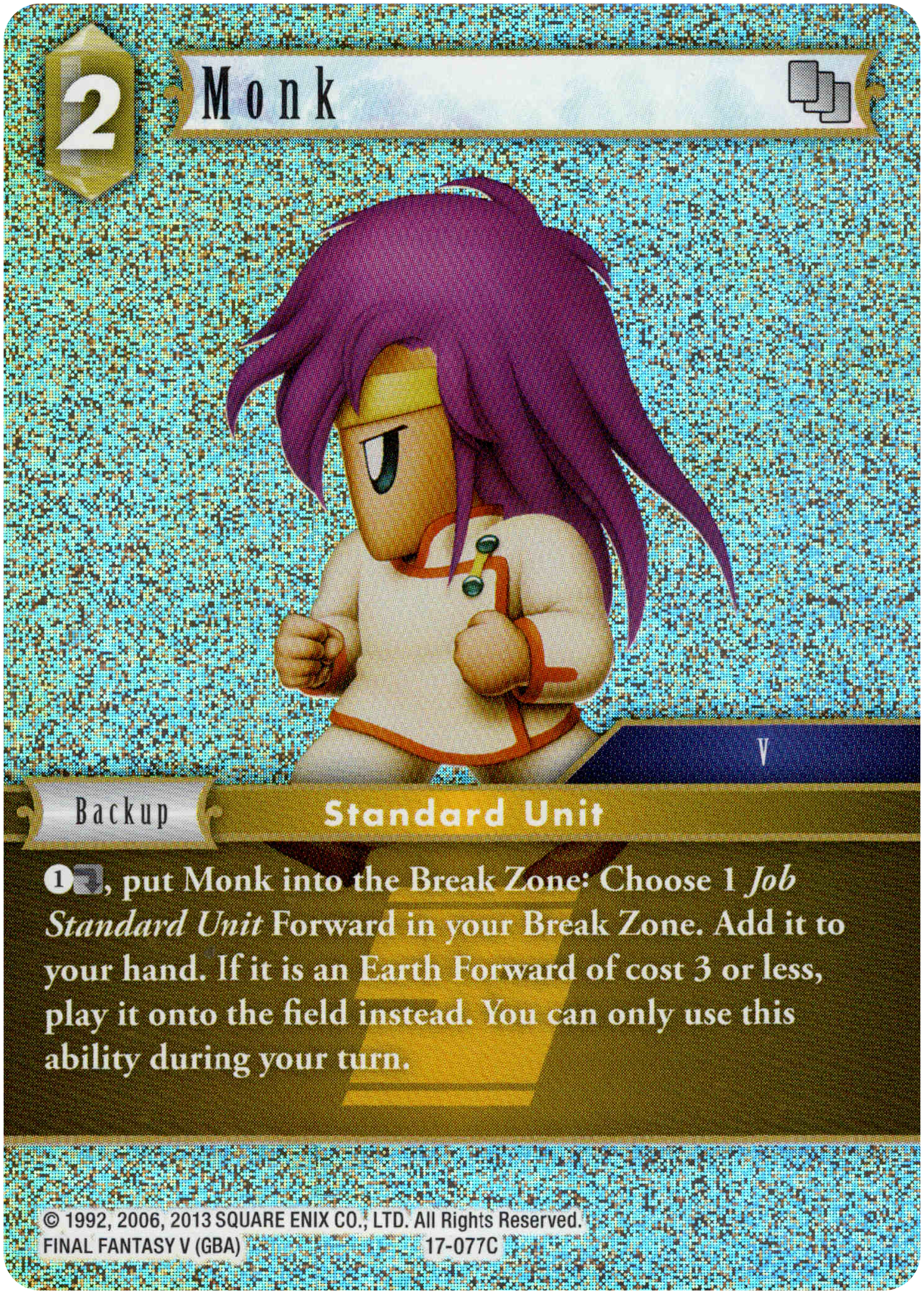 Monk - 17-077C - Rebellion's Call - Foil - Card Cavern