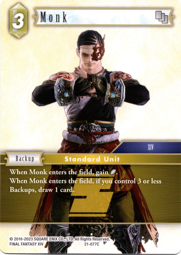 Monk - 21-077C - Beyond Destiny - Card Cavern