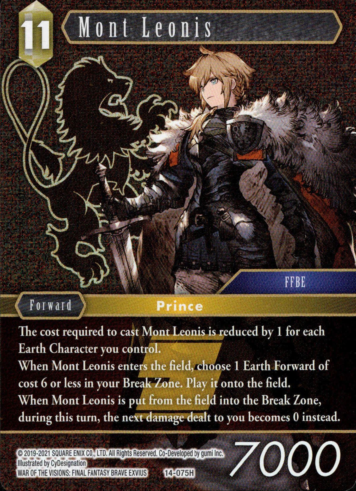 Mont Leonis - 14-075H - Opus XIV - Foil - Card Cavern