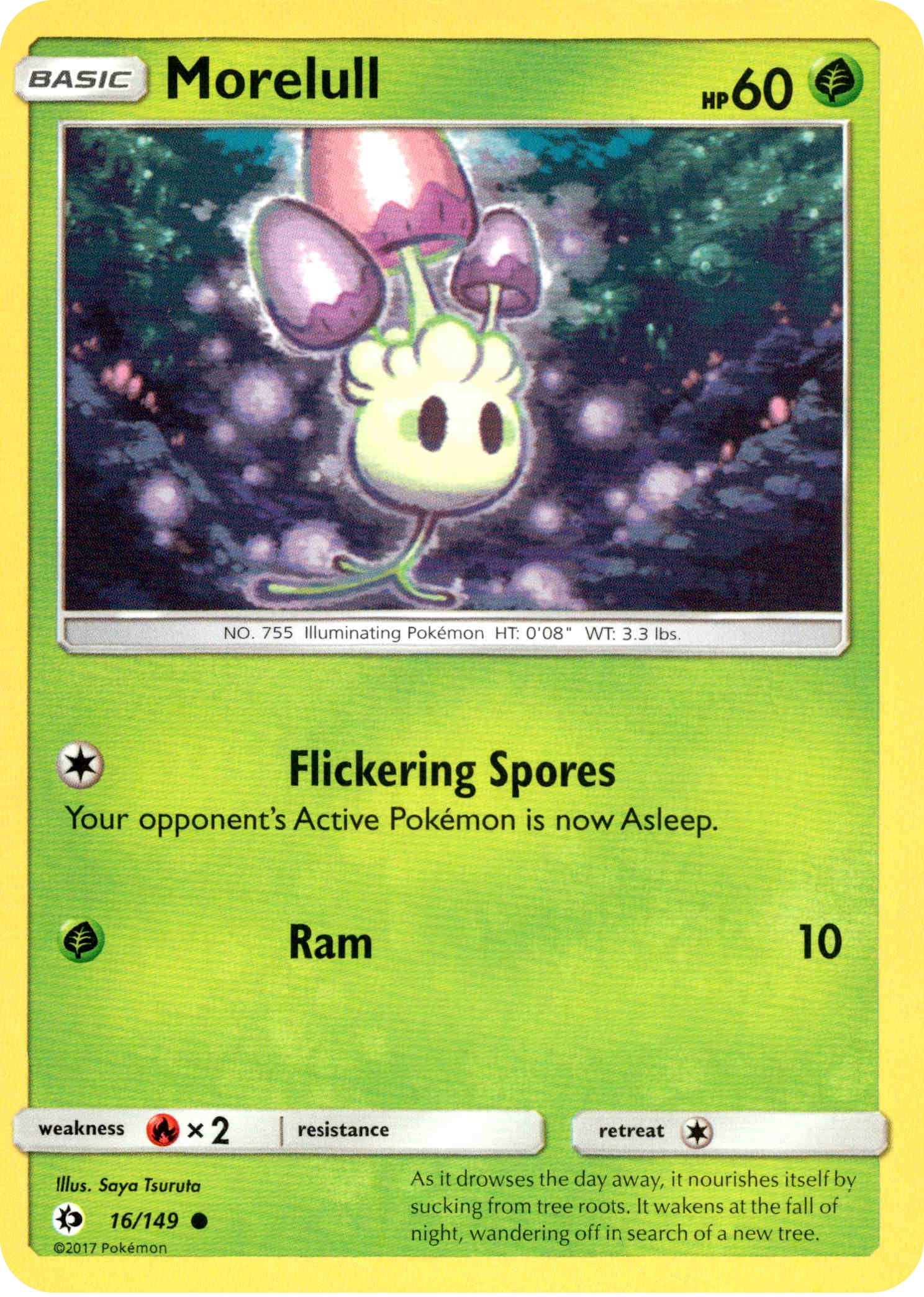 Morelull - 16/149 - Sun & Moon - Card Cavern