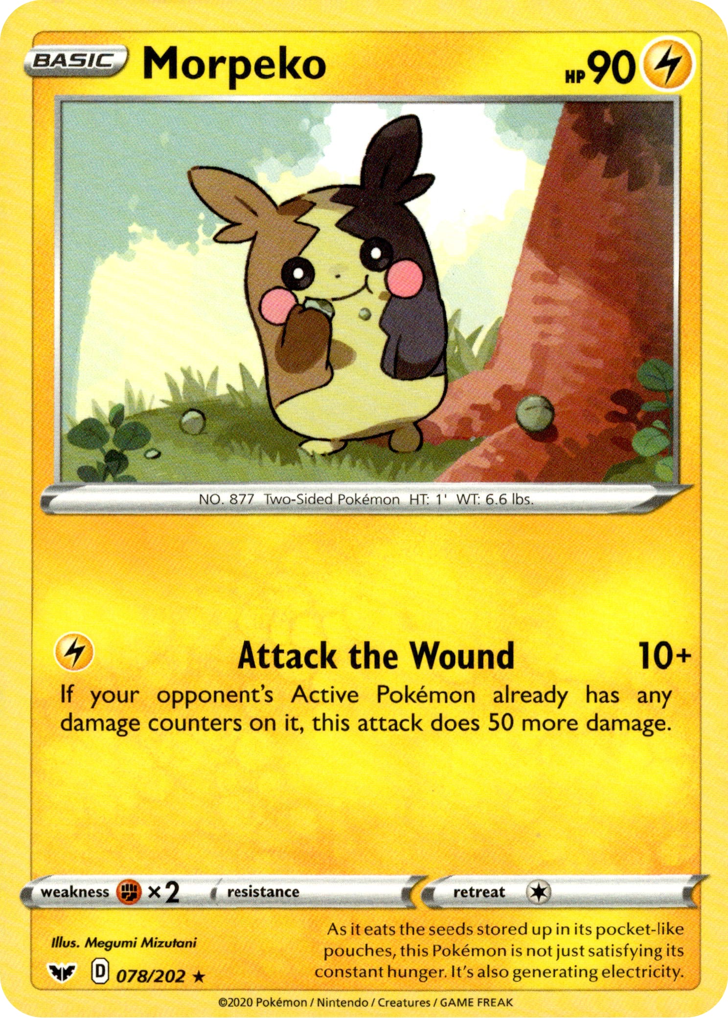 Morpeko - 78/202 - Sword & Shield - Card Cavern